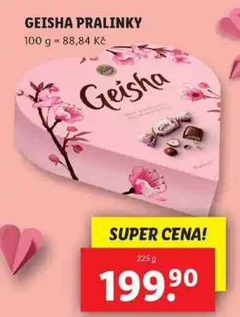 Lidl GEISHA PRALINKY, 225 g nabídka