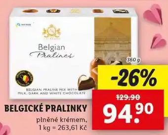 Lidl BELGICKÉ PRALINKY, 360 g nabídka