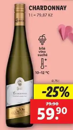 Lidl CHARDONNAY, 0,75 l nabídka