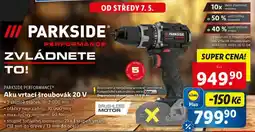 Lidl Aku vrtací šroubovák 20 V nabídka