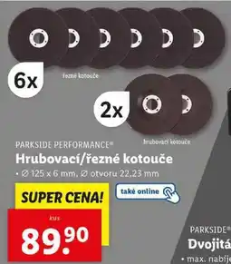 Lidl Hrubovací/řezné kotouče nabídka
