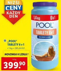 Lidl POOL TABLETY 6 v 1 , 1,4 l nabídka