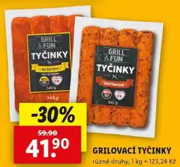 Lidl GRILOVACÍ TYČINKY, 340 g nabídka