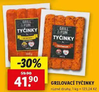 Lidl GRILOVACÍ TYČINKY, 340 g nabídka