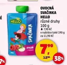 Penny Market Hello ovocná svačinka nabídka