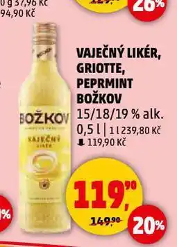 Penny Market Božkov vaječný likér nabídka
