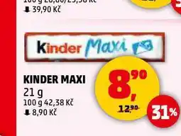 Penny Market Kinder maxi nabídka