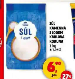 Penny Market Sůl kamenná nabídka