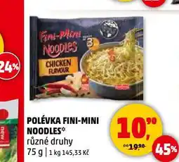 Penny Market Polévka fini-mini noodles nabídka