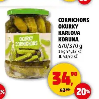 Penny Market Cornichons okurky nabídka