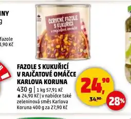 Penny Market Fazole s kukuřicí v rajčatové omáčce nabídka