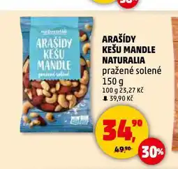 Penny Market Arašídy, kešu a mandle nabídka