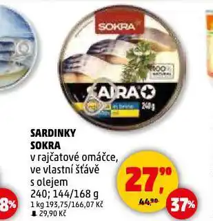 Penny Market Sardinky sokra nabídka