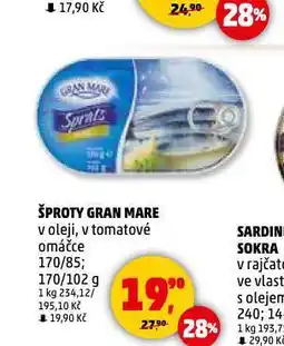 Penny Market Šproty nabídka