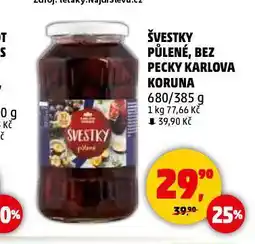Penny Market Švestky nabídka