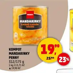 Penny Market Kompot madarinky nabídka