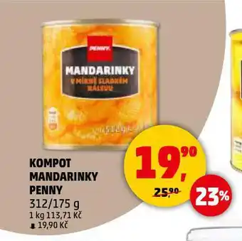 Penny Market Kompot madarinky nabídka