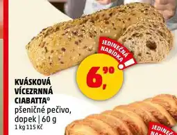 Penny Market Kvásková vícezrnná ciabatta nabídka