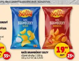 Penny Market Naše brambůrky solty nabídka