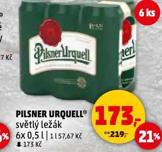 Penny Market Pivo pilsner urquell nabídka