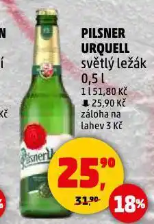 Penny Market Pivo pilsner urquell nabídka