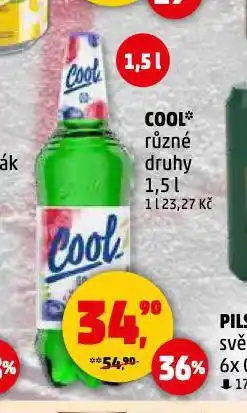 Penny Market Cool nealkoholické pivo nabídka