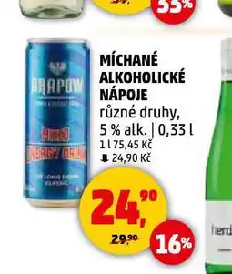 Penny Market Míchané alkoholické nápoje nabídka