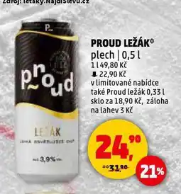 Penny Market Pivo proud nabídka