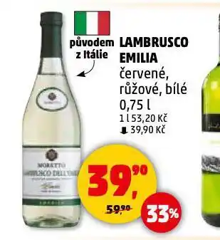 Penny Market Lambrusco emilia nabídka