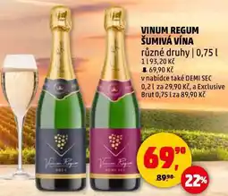 Penny Market Vinum regum šumivá vína nabídka
