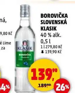 Penny Market Borovička slovenská klasik nabídka
