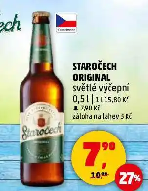 Penny Market Pivo staročech nabídka