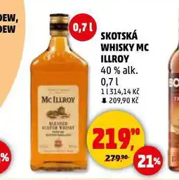 Penny Market Skotská whisky mc illroy nabídka