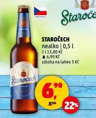 Penny Market Pivo staročech nealko nabídka
