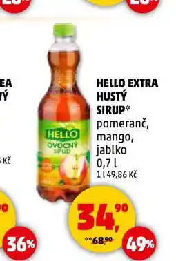 Penny Market Hello extra hustý sirup nabídka