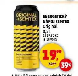 Penny Market Semtex energy drink nabídka
