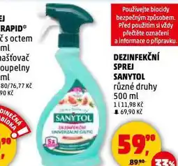 Penny Market Sanytol dezinfekční prací gel nabídka
