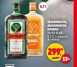 Penny Market Jagermeister orange nabídka