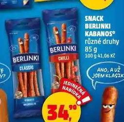 Penny Market Snack berlinki kabanos nabídka