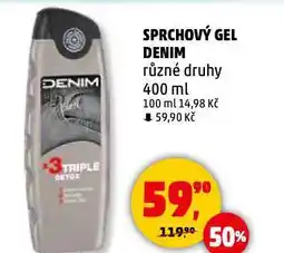 Penny Market Denim sprchový gel nabídka