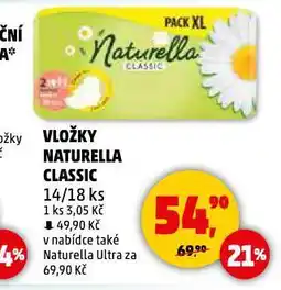 Penny Market Naturella dámské vložky nabídka