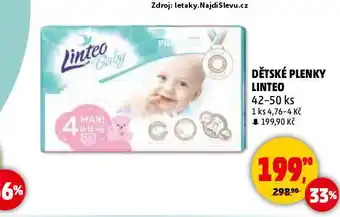 Penny Market Linteo dětské plenky nabídka
