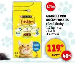 Penny Market Friskies granule pro kočky nabídka