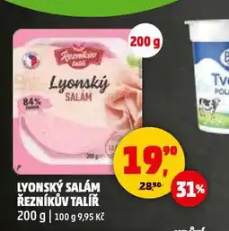Penny Market Lyonský salám nabídka