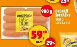 Penny Market Drůbeží špekáčky nabídka