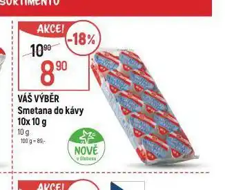 Globus Smetana do kávy nabídka