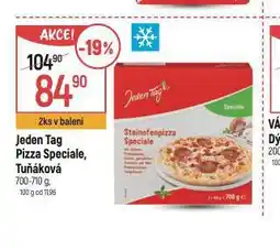 Globus Pizza speciale, tuňáková nabídka