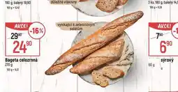 Globus Bageta celozrnná nabídka