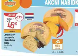 Globus Landana, sýr typu gouda z kozího mléka nabídka