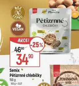 Globus Semix pětizrnné chlebíčky nabídka